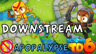 Bloons TD 6 | Downstream Apopalypse | No MK No Powers | Guide / Strategy