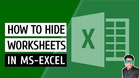 Hiding Excel Worksheet Tabs || How To Hide Worksheet Tabs in Excel 2007|| Methods to Hide All Sheets