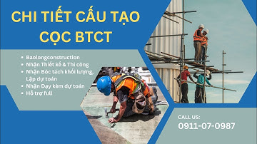 ✅ Kết cấu chi tiết cọc bê tông cốt thép / Structural details of reinforced concrete piles