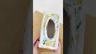 DIY Abdeckung / Verkleidung für Taschentuchboxen basteln