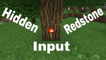 Hidden Redstone Input MCPE!