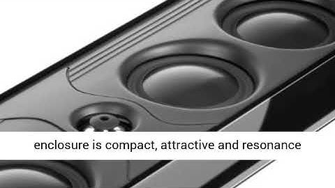 Definitive Technology Mythos XTR 50 On Wall or Shelf Mounting Ultra Thin Loudspeaker Black
