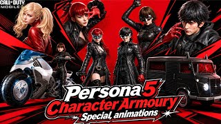 "PERSONA 5 Characters All unique in game animations" | "Legendary ORV Epic & Motorcycle Skin"& More 