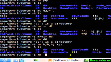 How to delete multiple files and directories in Redhat