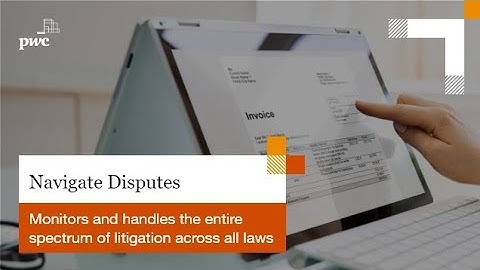 Navigate Disputes Solution | A PwC Product