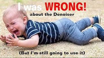 I was wrong  - The problem with Intel Denoiser