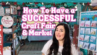 SUCCESSFUL Craft Fair Tips + Advice for a Vendor Market Beginner / Craft Show FAQs