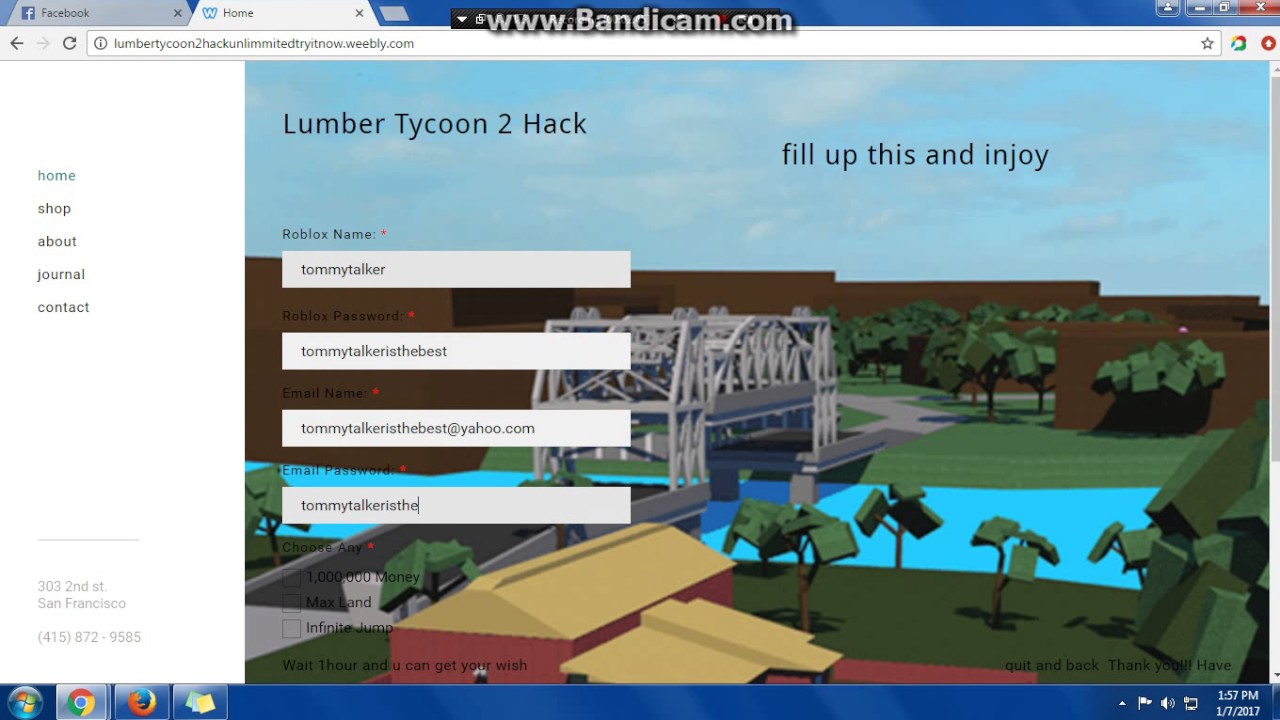 Roblox Lumber Tycoon 2 Hack Money Download Get Robux Us - lumber tycoon 2 tip 1 how to make walls fence roblox youtube