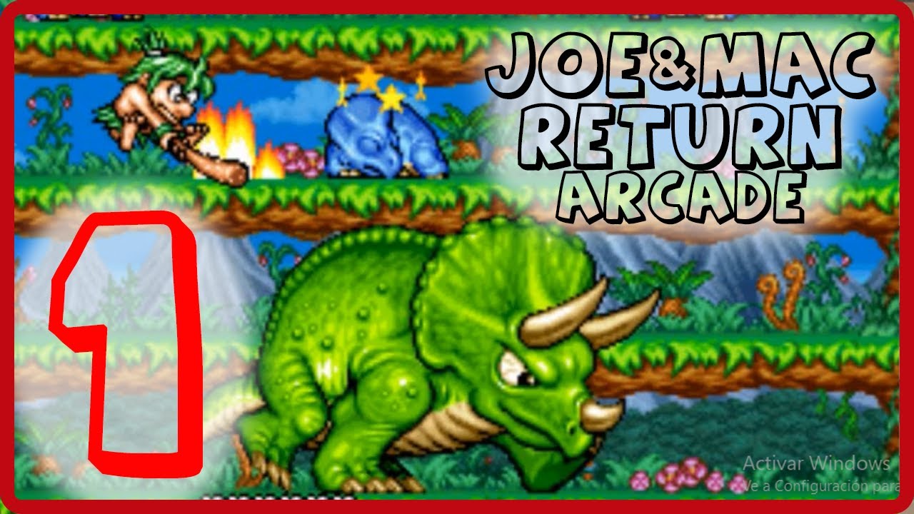 Joe Mac Return 1994 Arcade Triceratops Youtube