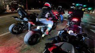 RACING PACK OF DUCATIS THROUGH TEXAS