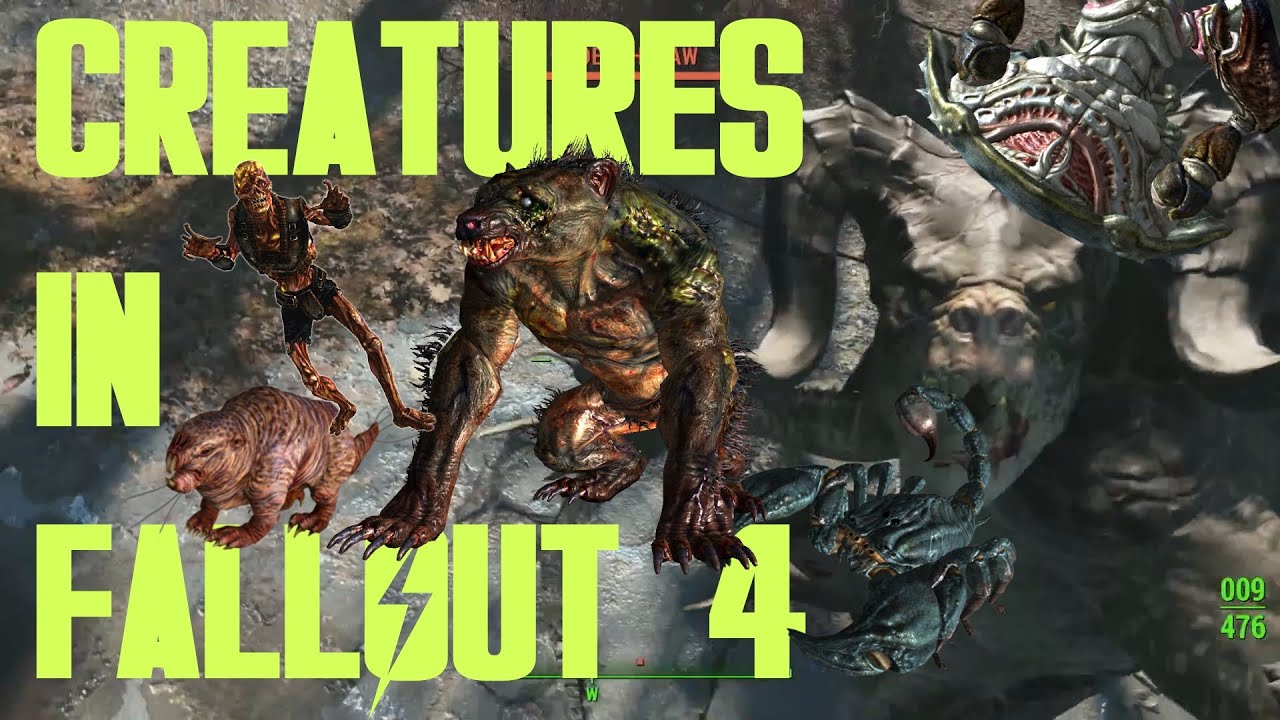 FALLOUT 4 - Creatures of the Gameplay Trailer - YouTube