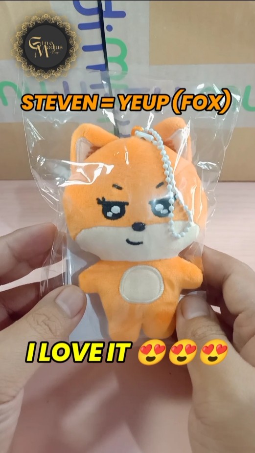 AHOF 아홉 STEVEN 스티븐 DOLL KEYRING 