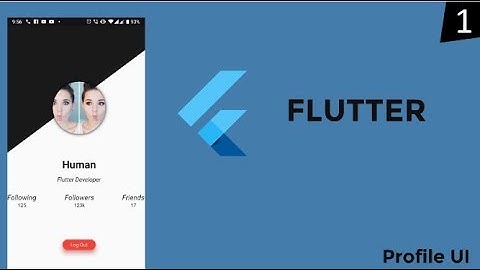 Flutter Profile Screen UI [speed code]