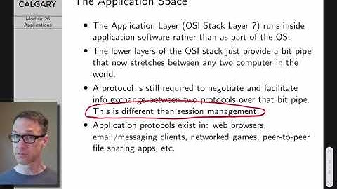 Computer Networks Lecture 26: Sockets and the Application Layer