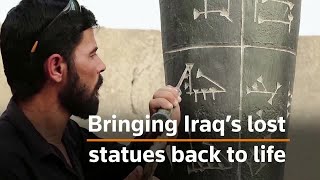 Iraqi artist brings lost statues back to life
