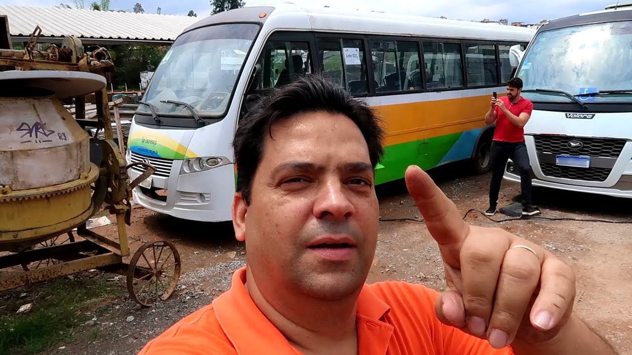 LEILÃO DUCATO VAN MICROONIBUS VOLARE W9 FUNCIONANDO