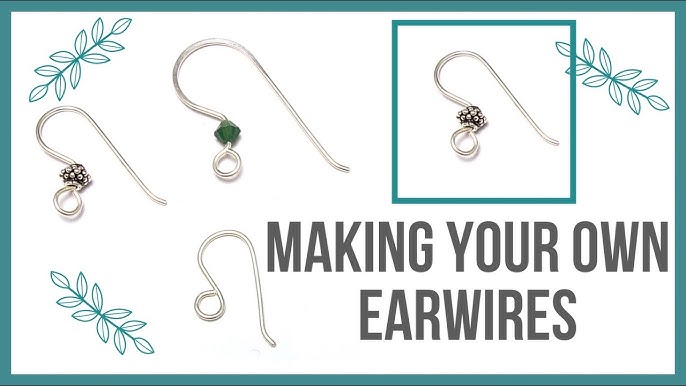 How to make different ear wire hook styles, a free step by step tutorial. earrings  hooks, ear wire…