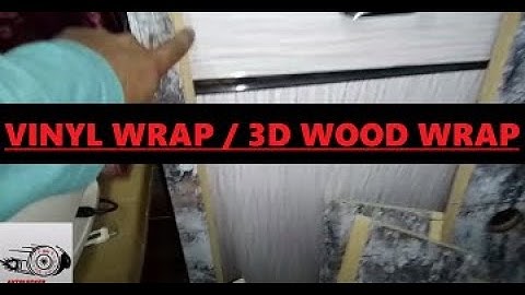 How to vinyl wrap wood || wrap by AUTOLOCKER part 1