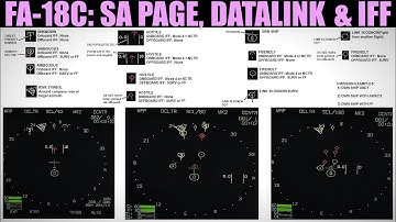 FA-18C Hornet: SA Page, Datalink & IFF Tutorial | DCS WORLD