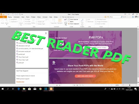 Foxit Reader - Phần mềm đọc file PDF tốt nhất 2020 (Best reader PDF)