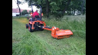 Kubota BX231 z kosiarką tylno boczną AGRIMASTER XL 110 Super