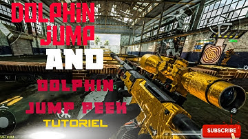 how to do dolphin jump and dolphin jump peek ( sniping movement tutorial in codm)