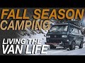 Fall Season Camping - Living The Van Life