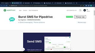 Burst SMS for Pipedrive - Installation