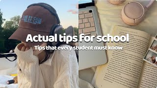 Actual tips for school 🎒📚|| Tips that every student must know