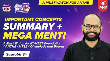 Complete Class 9 Physics Important Concepts in 1 Video to ACE CBSE Exams | BYJU