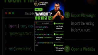 Playwright - Day 1 Tip #short #sdet #automation #test