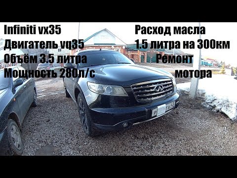 Ремонт мотора vq35(de)