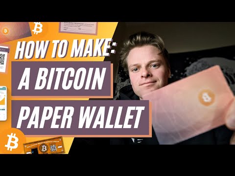 BITCOIN PAPER WALLET - How To Make, Gift U0026 Is It SAFE?
