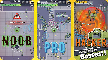 Survivor.io NOOB vs PRO vs HACKER