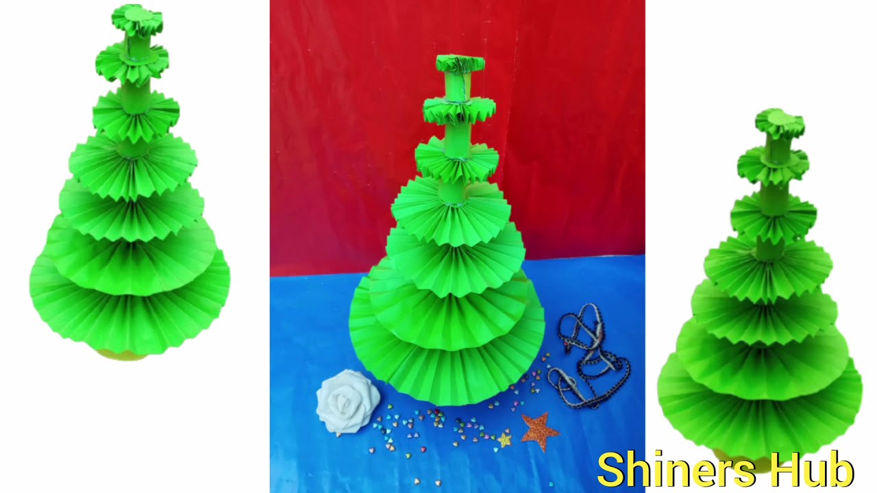 30 easy and fun western christmas tree decorations ideas Diy paper tree making | Paper Craft | Home decoration ideas | Shiners Hub - YouTube