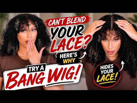 😳 Can’t Blend Your Lace? Here’s How I Made This Bang Wig Look So Natural!