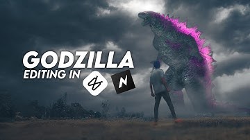 Godzilla Video Editing in Capcut and Node | Mobile VFX | Video editing tutorial |