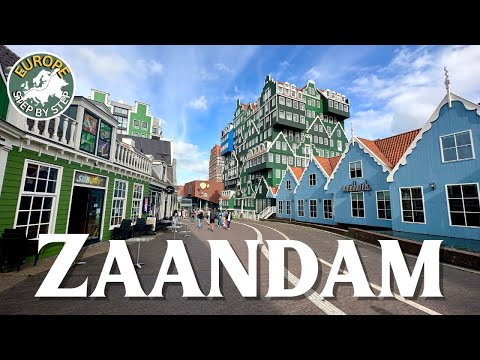 🇳🇱 Zaandam, Netherlands -  📷 Unique Architecture 🏘 4K Walking Tour through the City Center