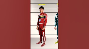 How tall are F1 drivers? 🤔  #f1 🏎️