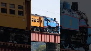 4K縦動画大井川鉄道きかんしゃトーマス大井川第一橋梁通過2021年秋の映像ですThomas The Tank Engine In Oigawa Railway
