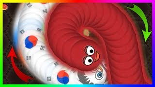 Wormate.io Tiny Pro Trapper Worm Trolling Huge Angry Worms Wormateio Epic Funny Gameplay screenshot 2