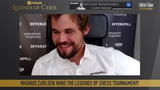 chess24 Legends 13: Magnus leads after fierce fight