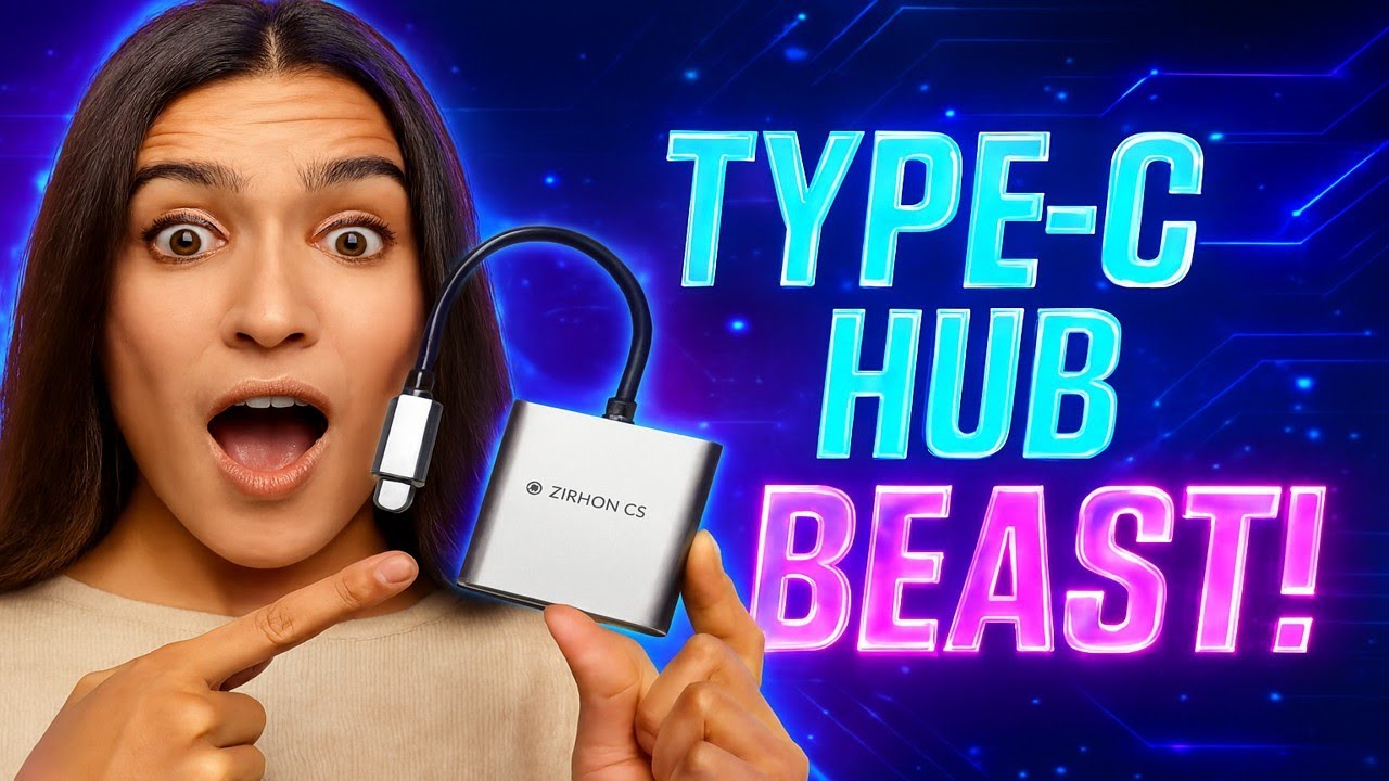 Zebronics TA-150 PRO Unboxing – The Best Type-C Multi-Port Hub of 2025?