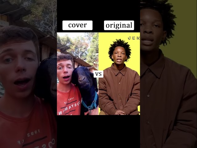 Here With Me 😱 COVER vs ORIGINAL 😱 #shorts #viral #cover #original #music #d4vd #danieljubnelson class=