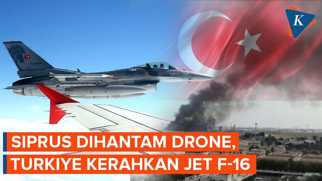 Serangan Drone Hantam Siprus, Turkiye Langsung Kerahkan Jet Tempur F-16