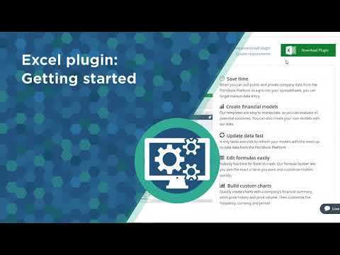 PitchBook Excel plugin: Getting started