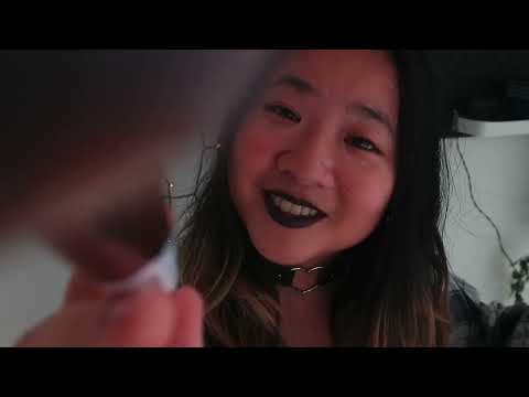 ASMR roleplay 🖤 goth girl comforts you 🖤 soft-spoken personal attention
