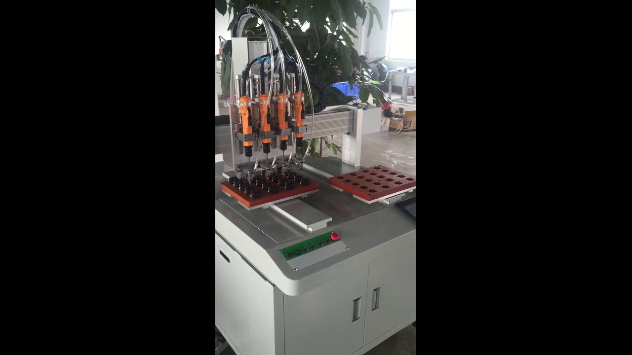 Smart double Y 4-axi automatic screw locking machine - YouTube