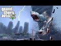 HUGE SHARKNADO HITS THE CITY!!! GTA V END OF LOS SANTOS MOD