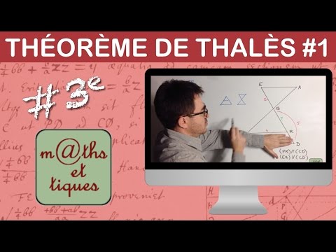 Appliquer le théorème de Thalès (1) - Troisième